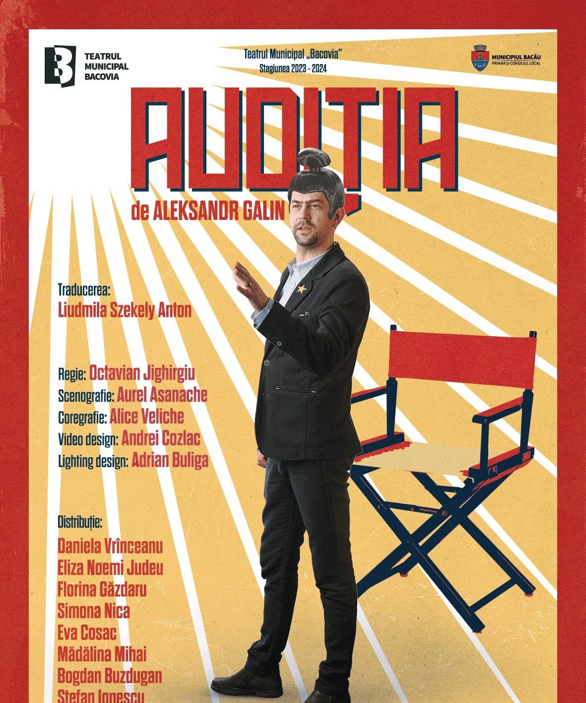 Trei piese într-o lună la Teatrul Bacovia!