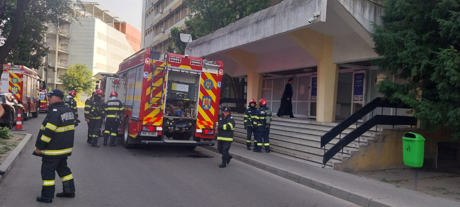 Degajare de fum la UPU! Au fost evacuate 40 de persoane, iar alte 100 s-au autoevacuat în siguranță