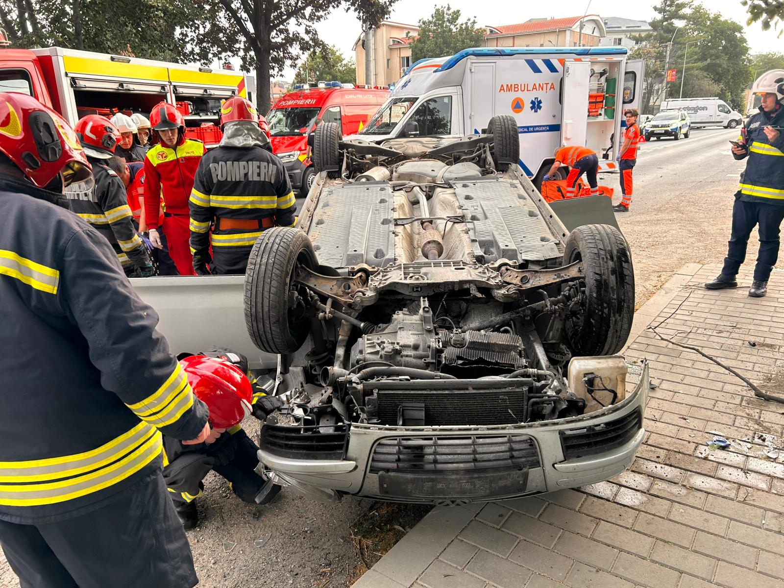 Accident pe strada Narciselor, fără persoane încarcerate