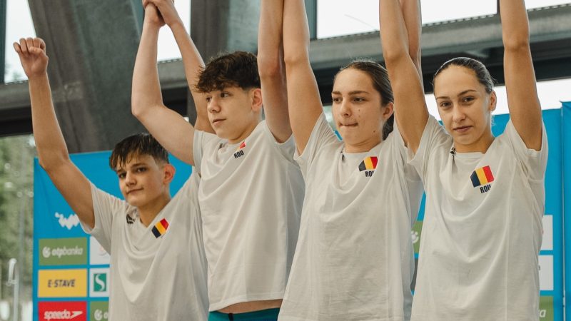 Performanțe pe două fronturi pentru CS Nautica Bacău: Aur la Ljubljana și 10 medalii la Cupa României
