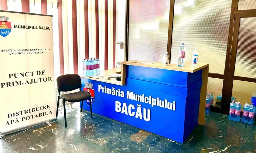 Puncte de prim ajutor în municipiul Bacău pentru perioada caniculară