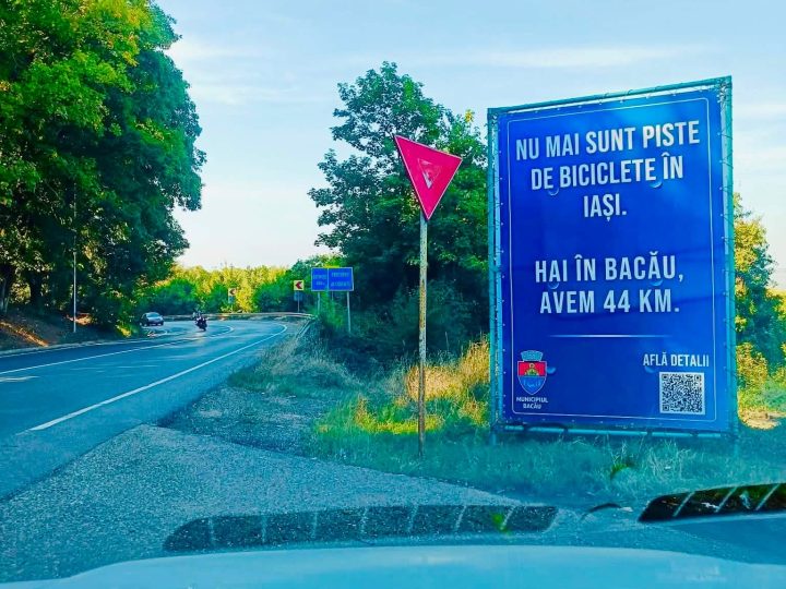 Bacăul, promovat la intrările în Iași. „Am făcut-o intenționat!”, spune primarul Viziteu