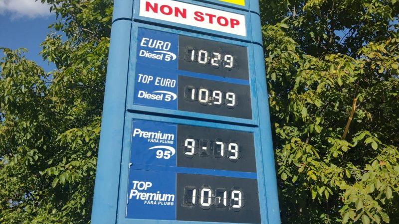 Carburanții se scumpesc din nou în Bacău. Benzina se apropie de 10 lei litrul