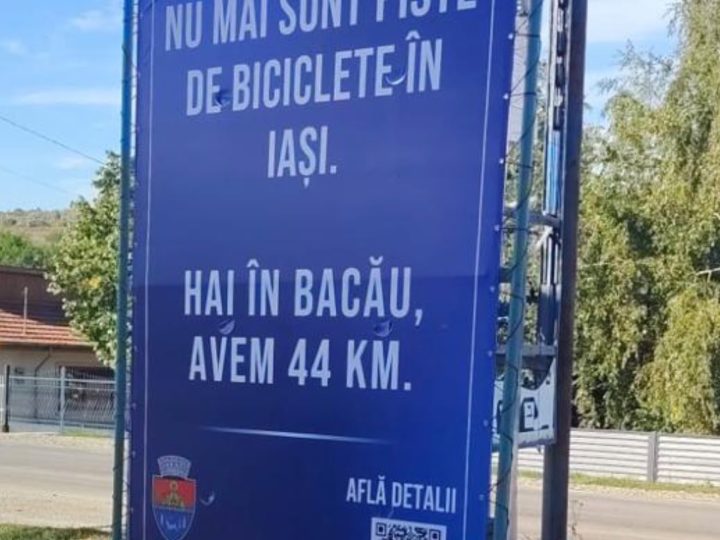 POZA ZILEI: la toate intrările din Iași, acest panou