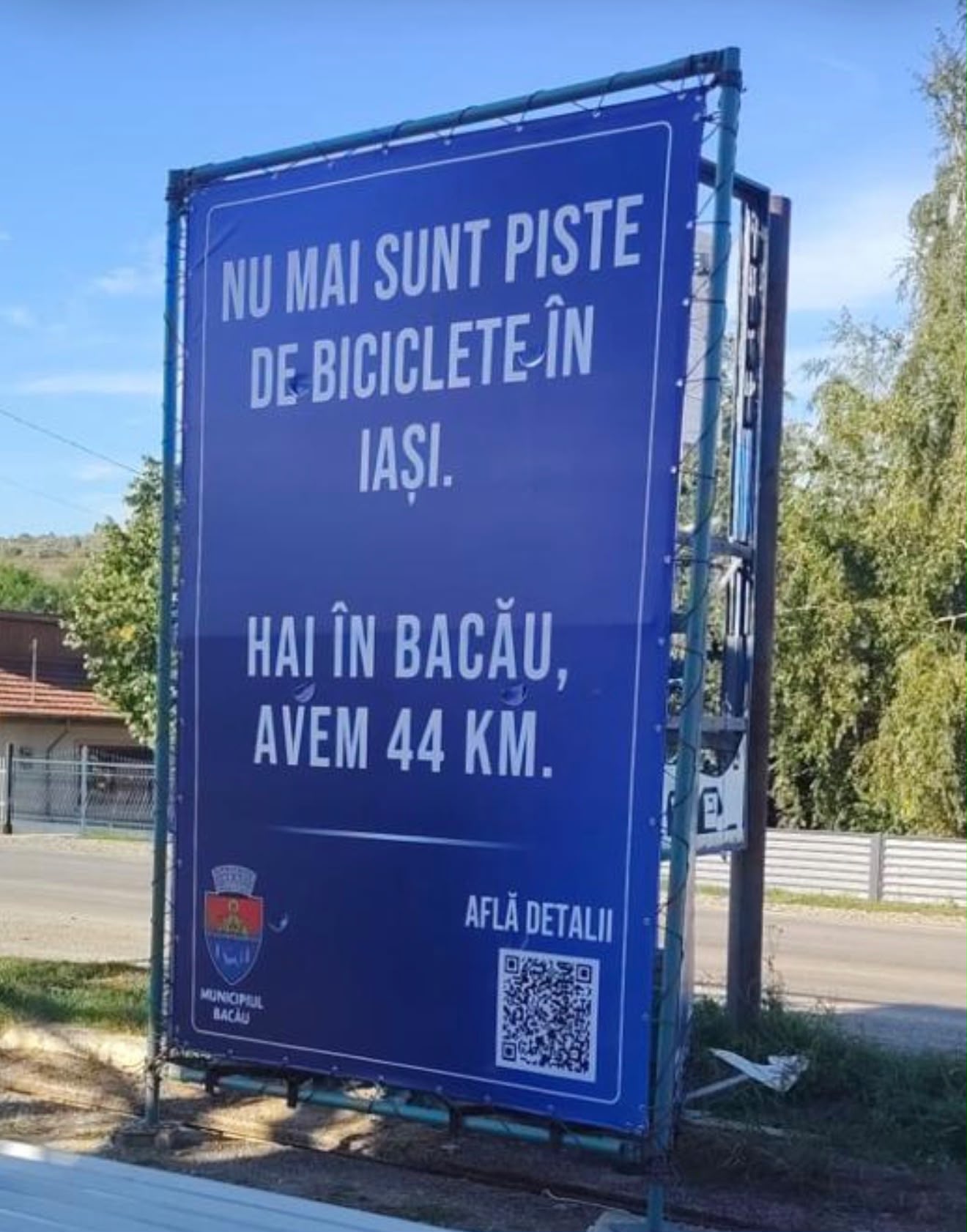POZA ZILEI: la toate intrările din Iași, acest panou