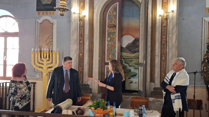 O zi, două ambasade și un proiect pentru elevii din Bacău. Gabriel Stan, întâlniri cu diplomații Israelului și Statelor Unite
